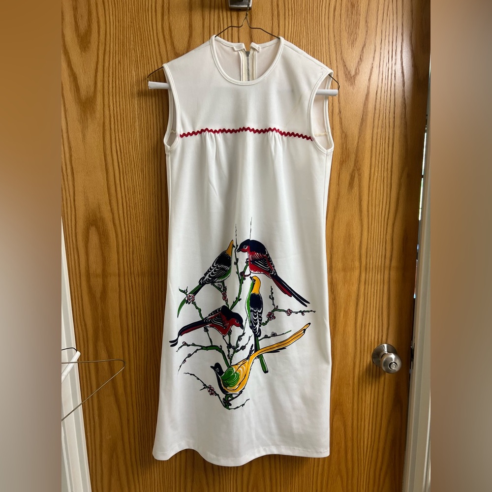 Vintage bird dress